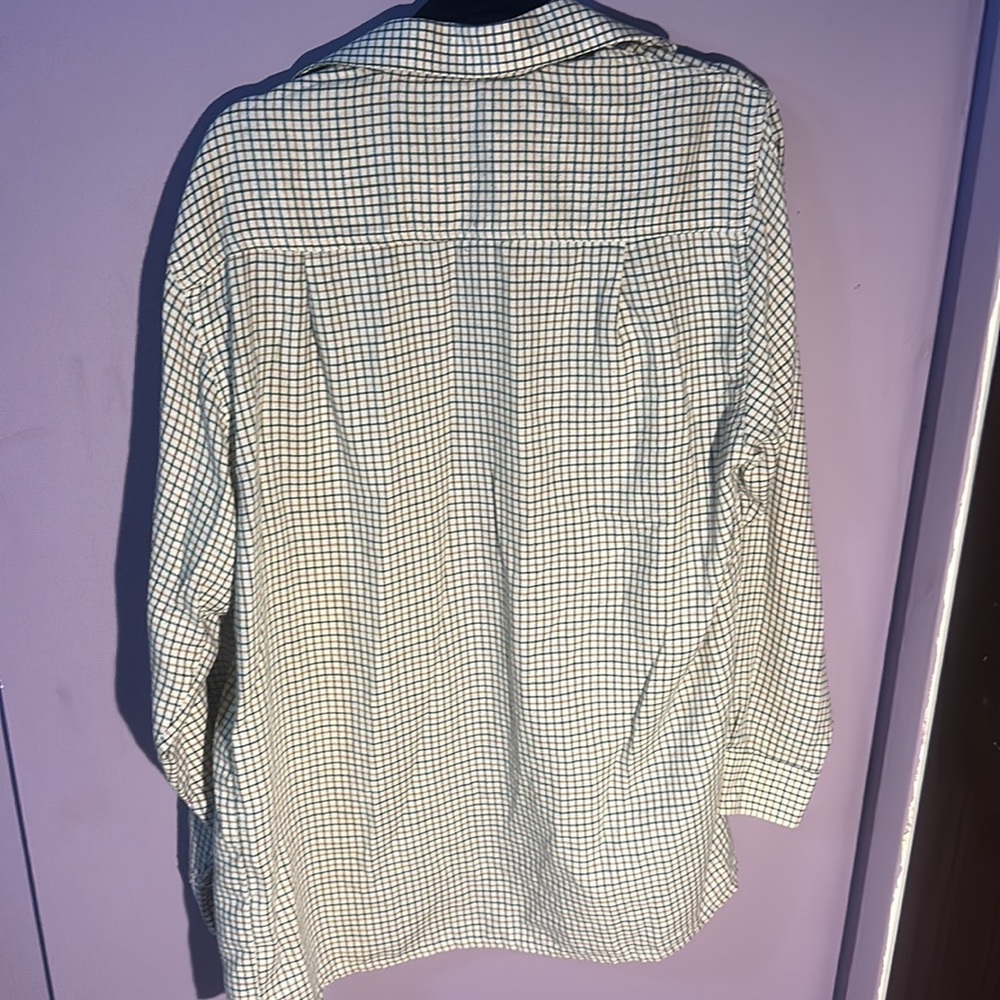 🌷3/20🌷Tom Hagar Mens Medium Checkered Long Sleeve Button up shirt